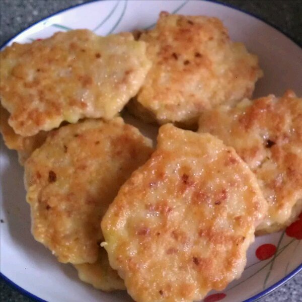 鸡蛋肉饼