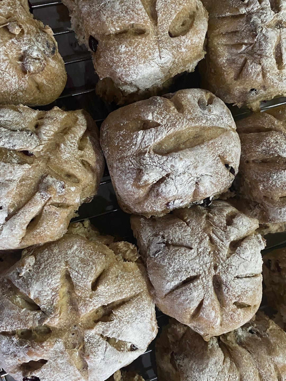 低油低糖，50%全麦核桃提子软欧~