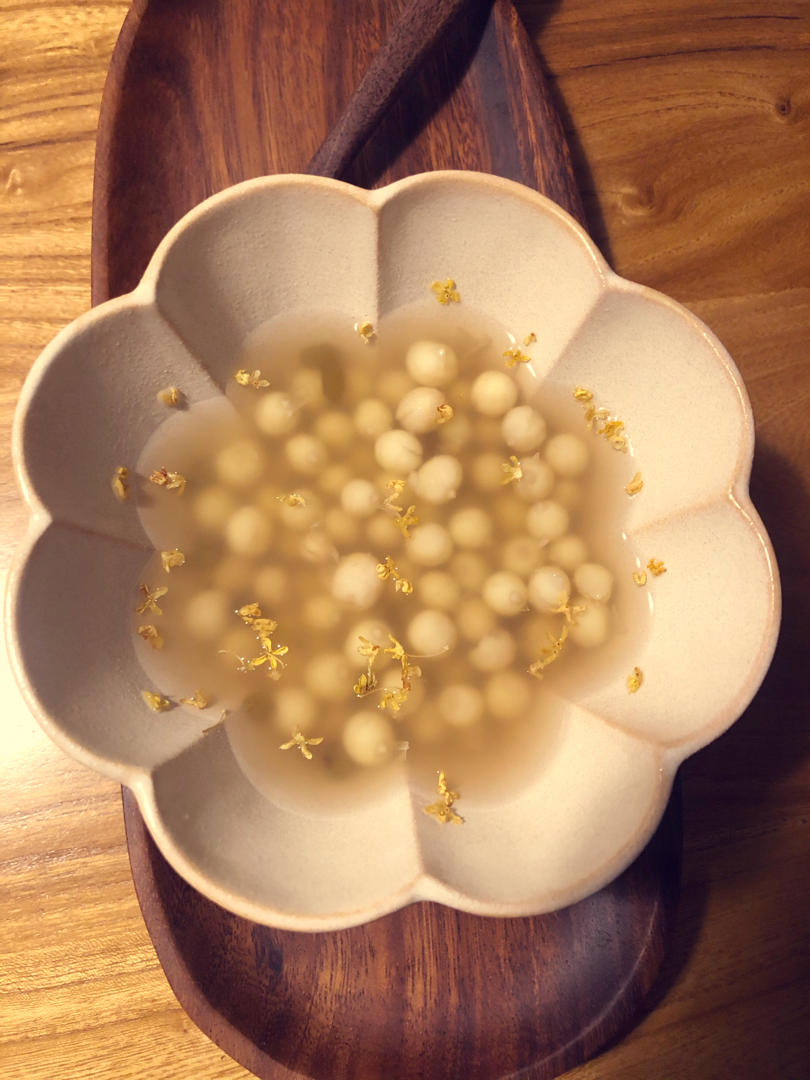 糖水鸡头米 30秒搞定