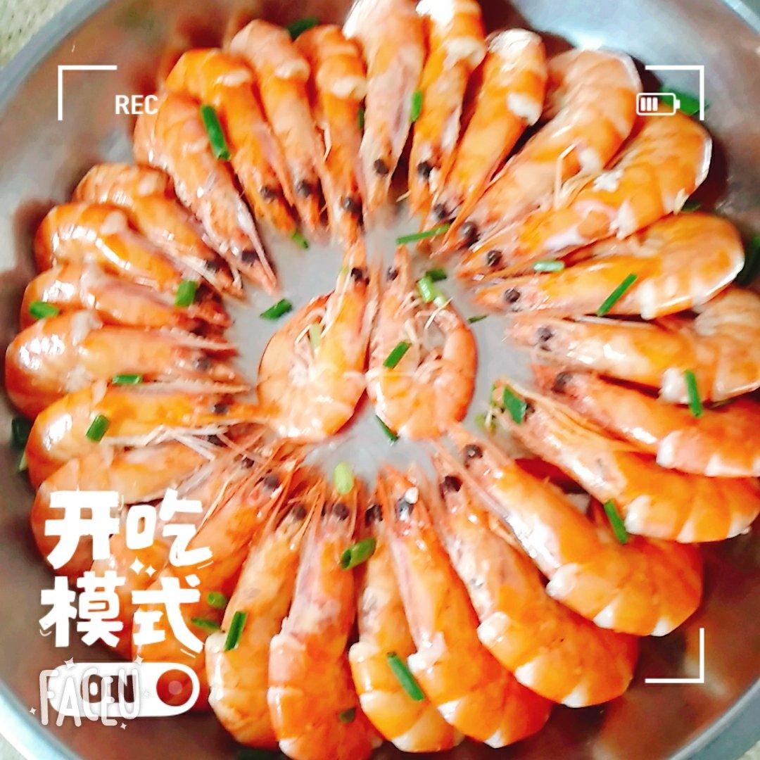 鲜美白灼大虾