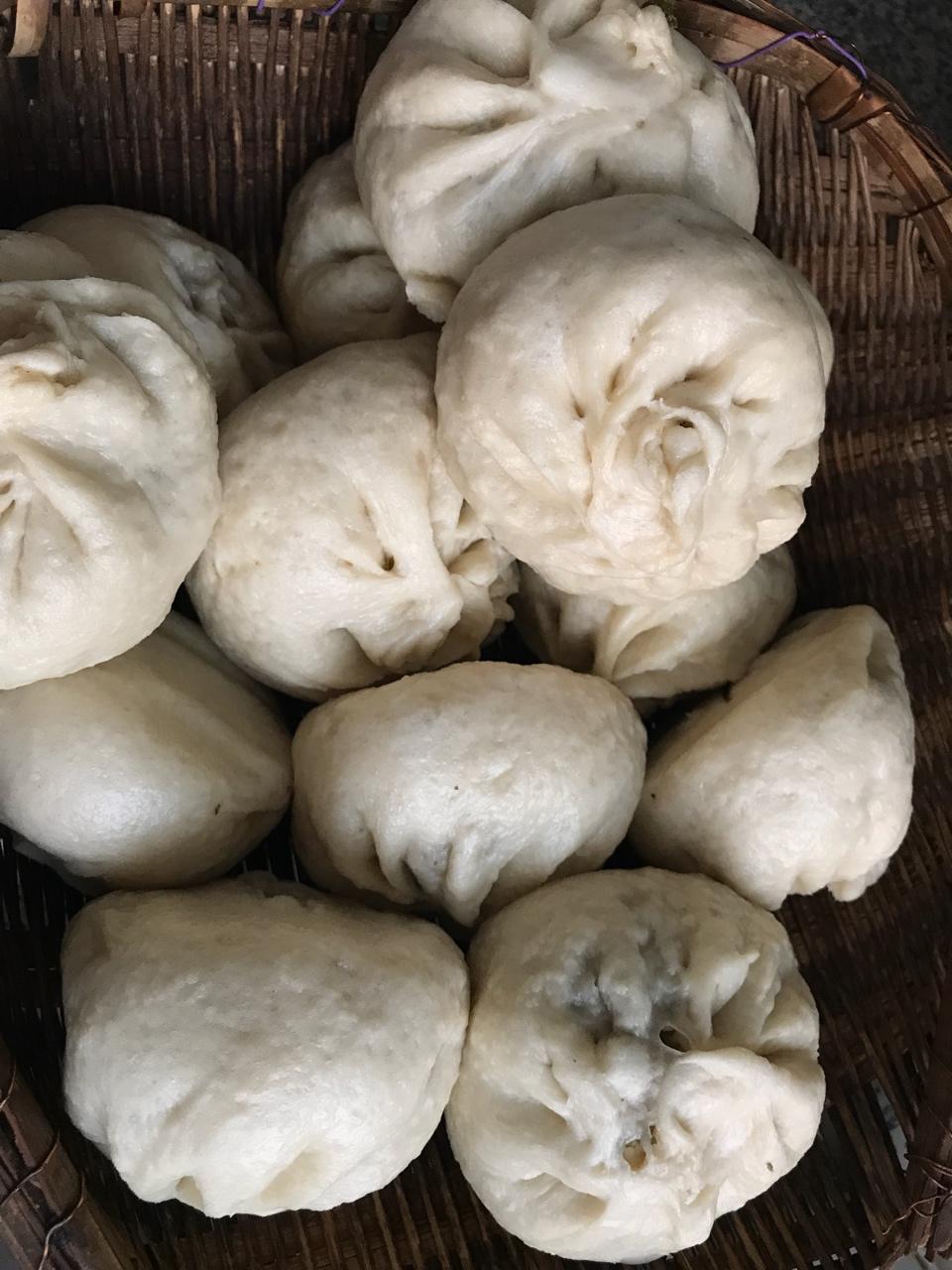 堂妈教你山菜鲜肉大包子