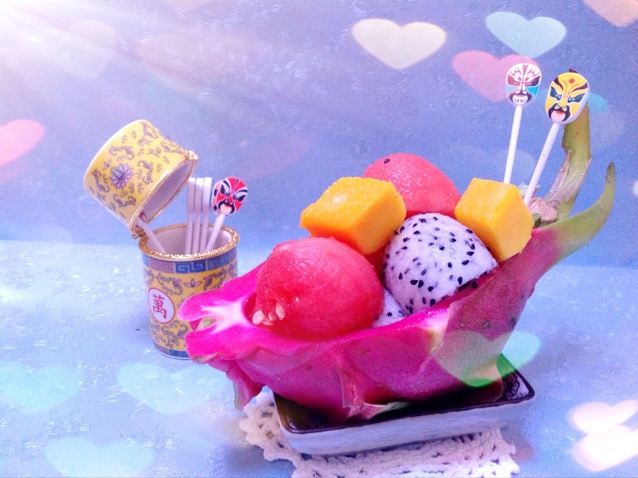 艺小p做的水果船