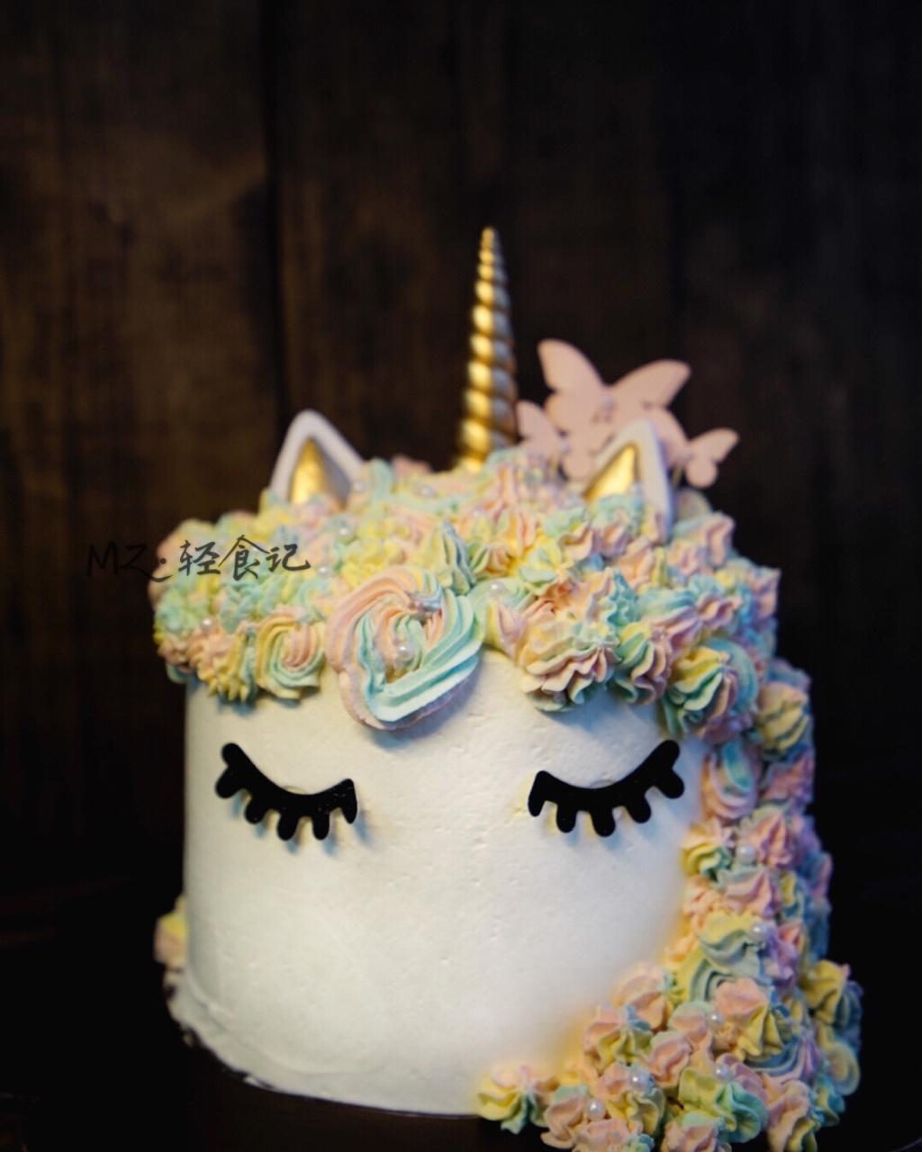独角兽蛋糕视频 Unicorn cake