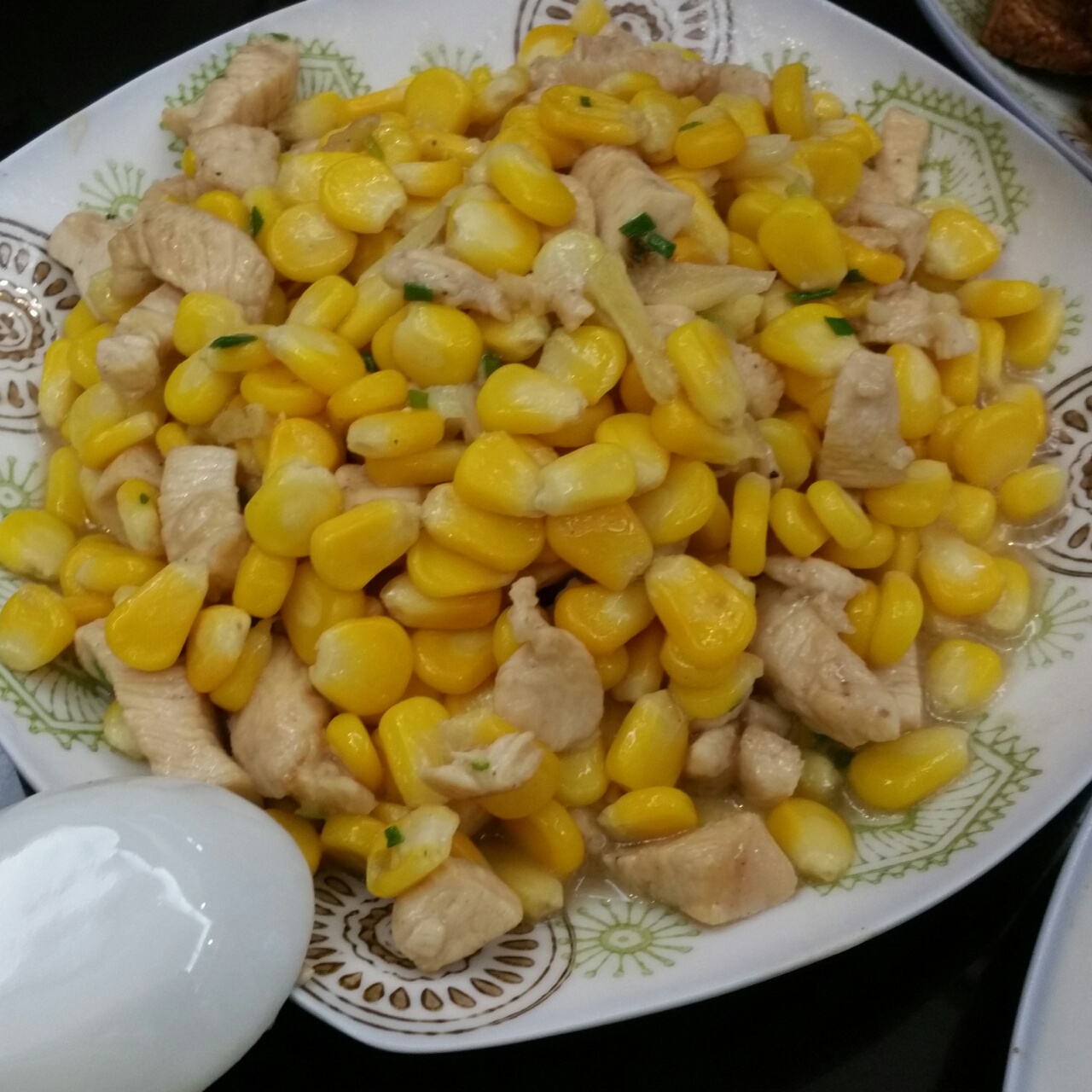 家常玉米鸡丁