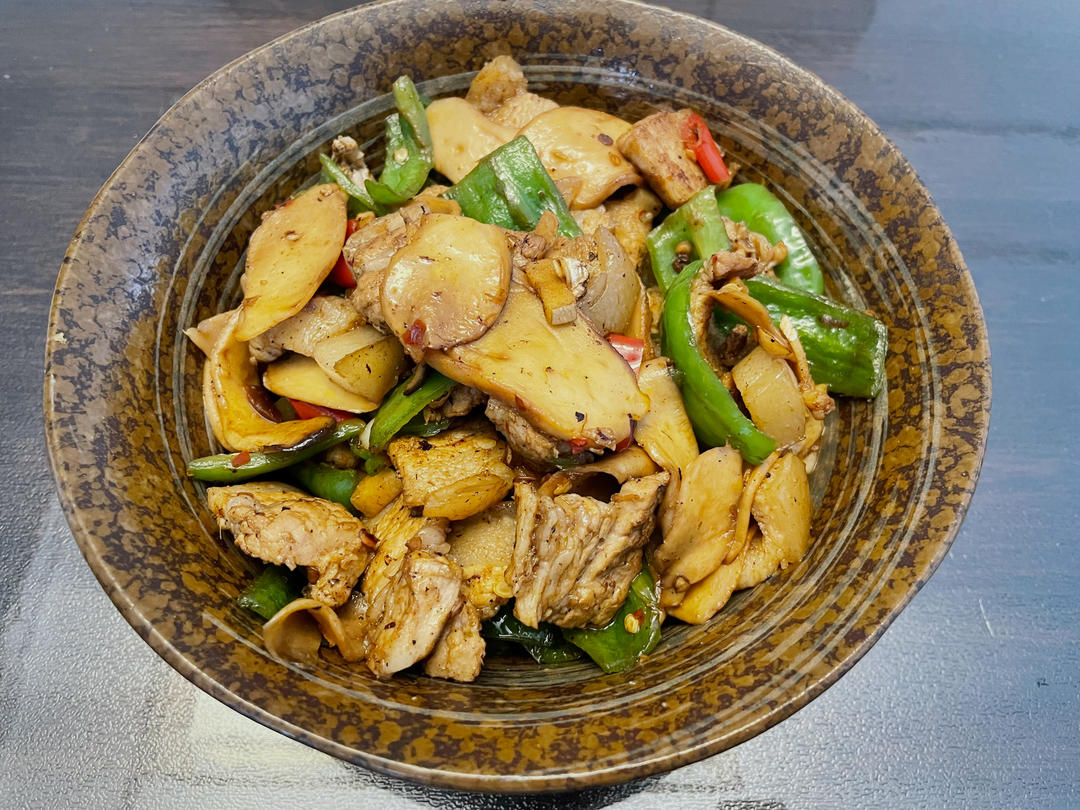 杏鲍菇回锅肉