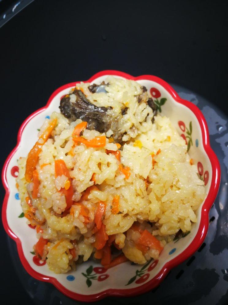 电饭煲版新疆羊排抓饭