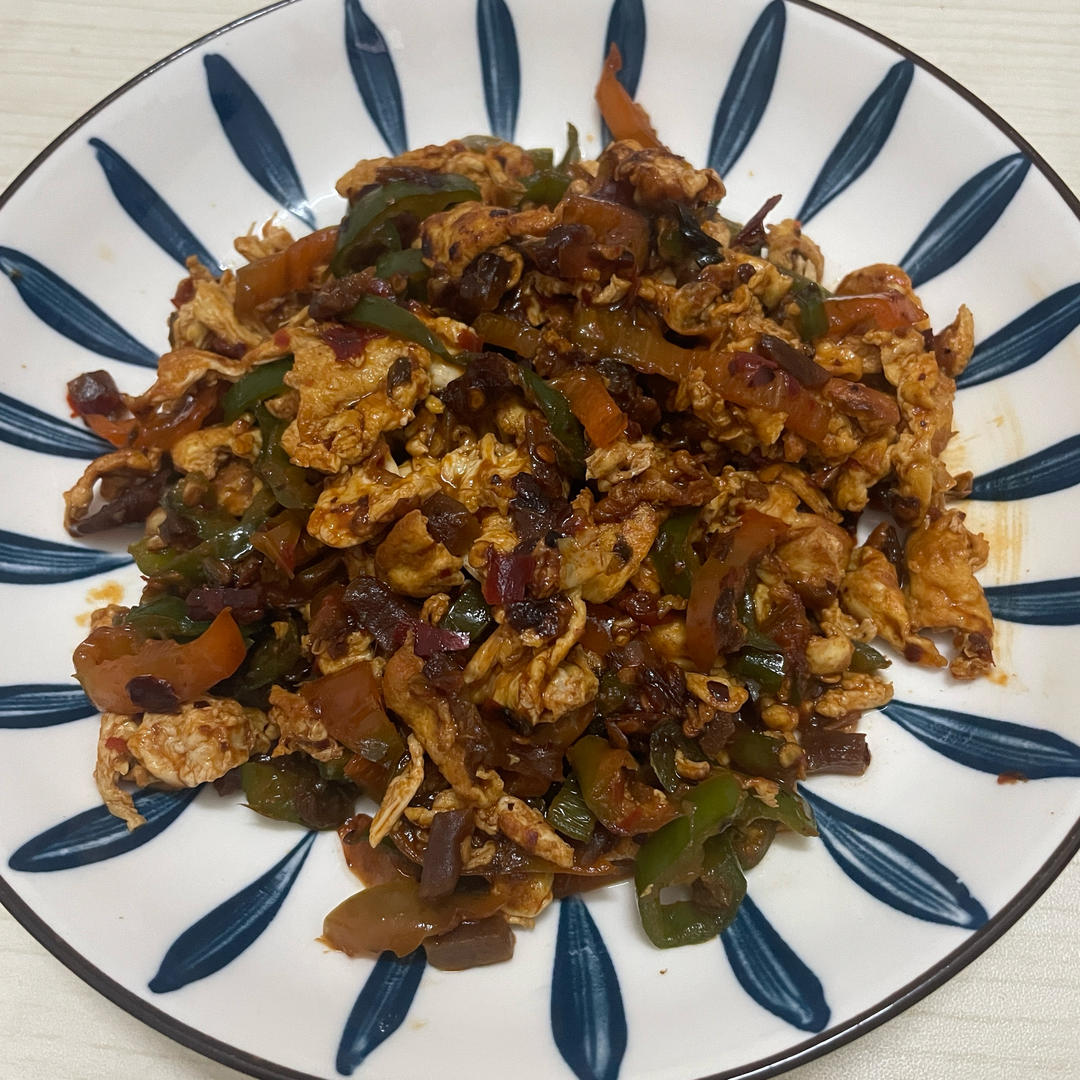 鸡蛋炒外婆菜(下饭菜)