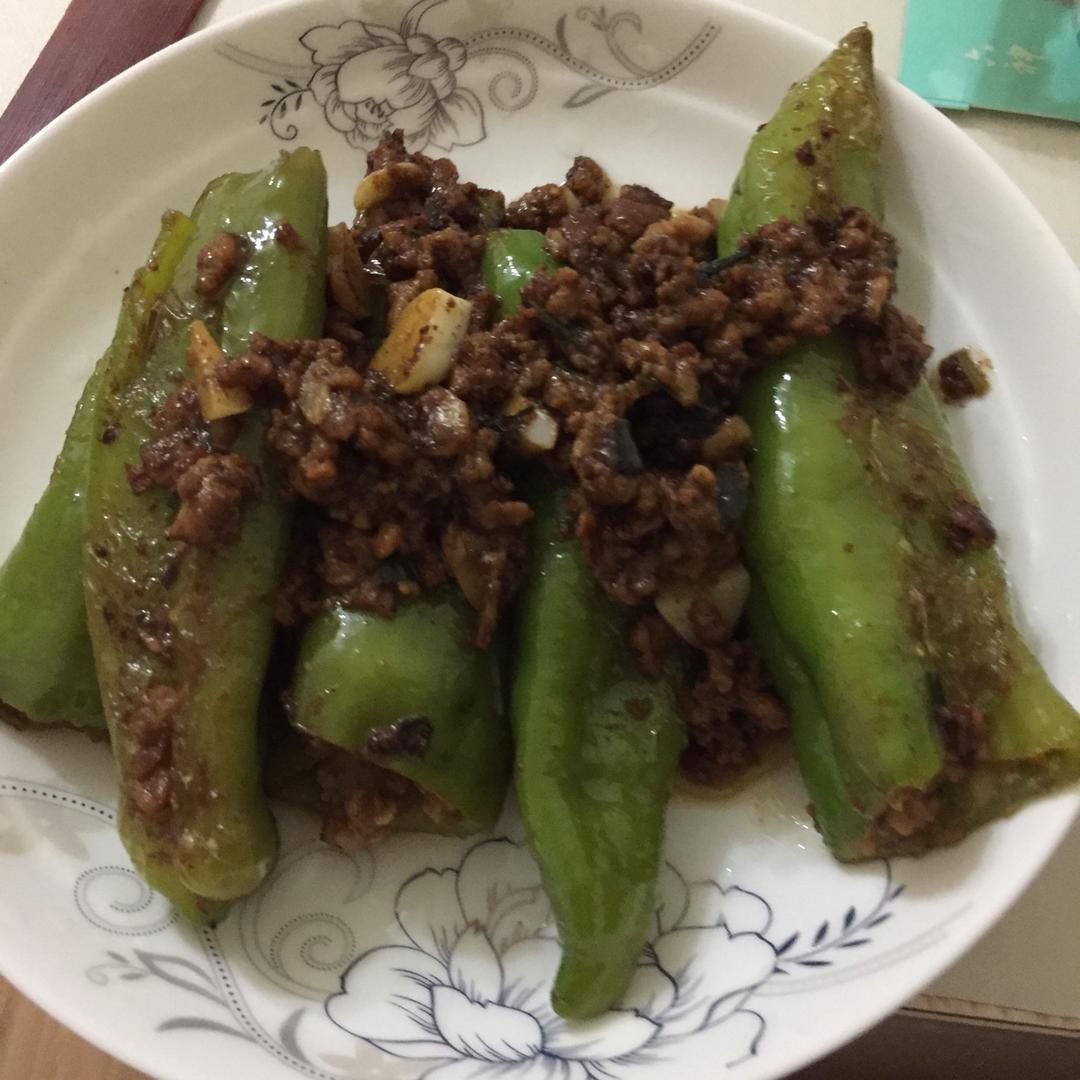 下饭菜肴--青椒酿肉