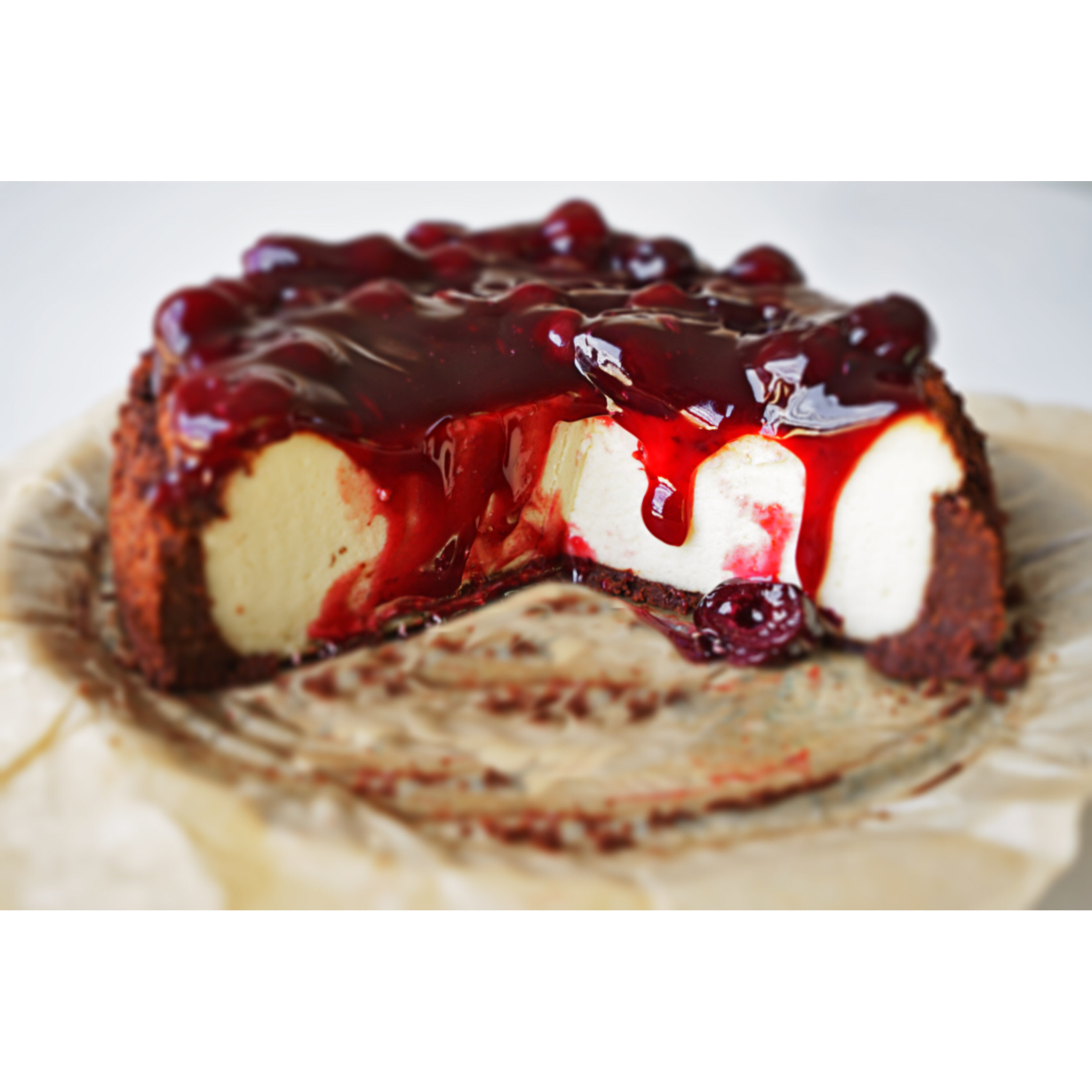 车厘子芝士蛋糕［Spiked cherry cheesecake］