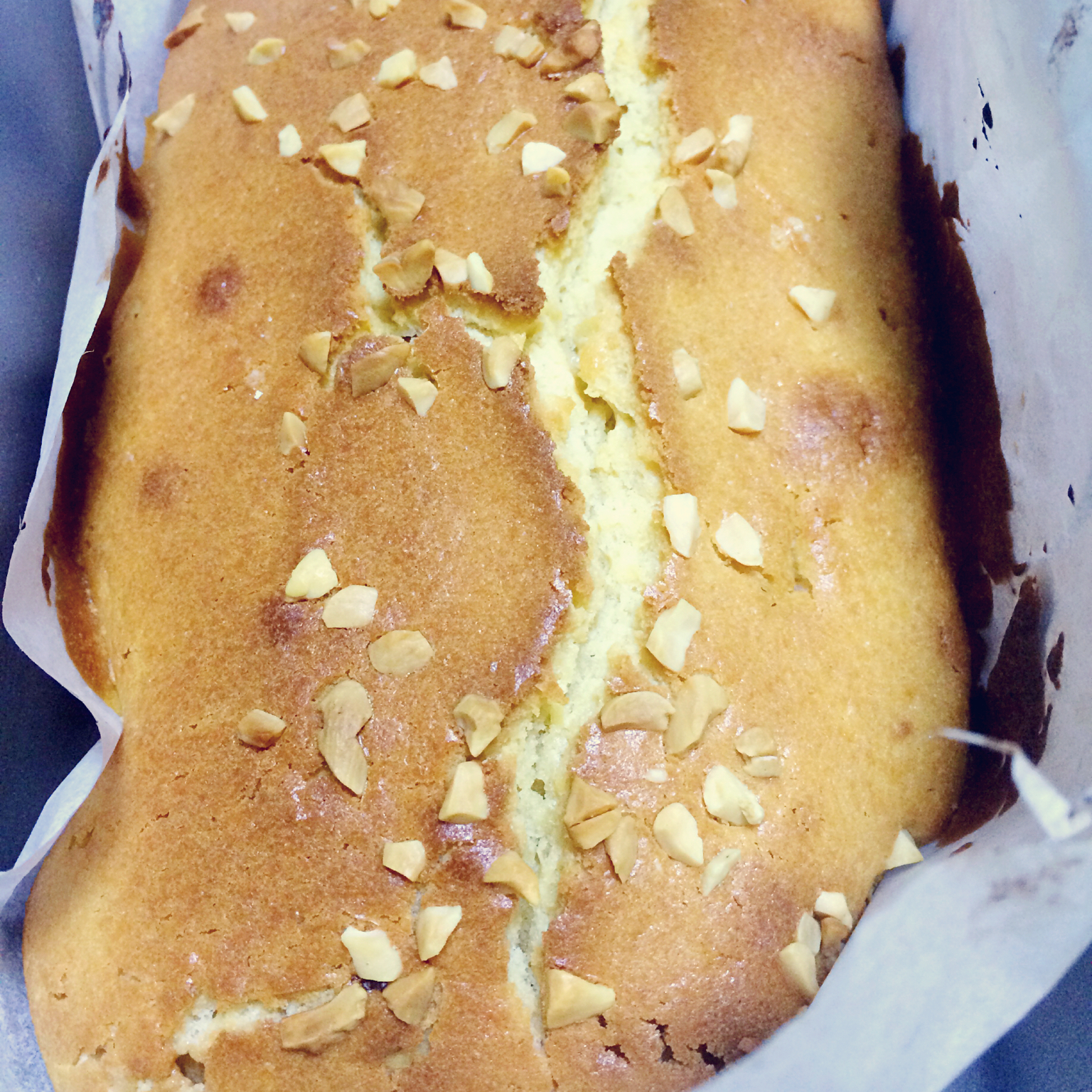 我是陈小飘做的花生磅蛋糕