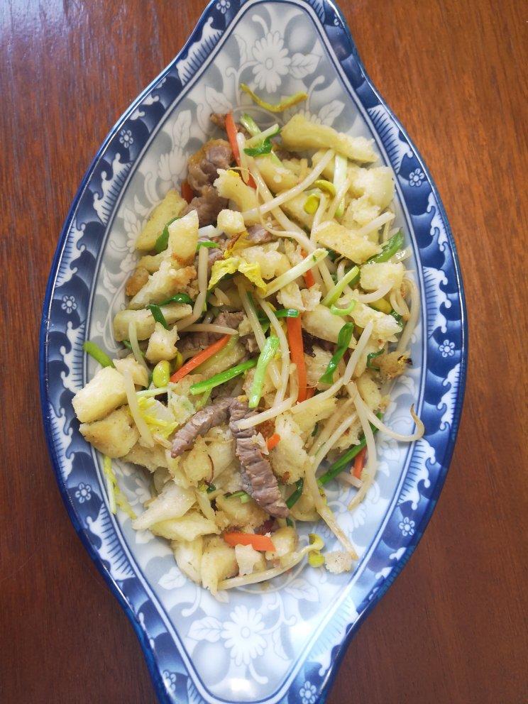 老北京素炒饼(肉炒饼)