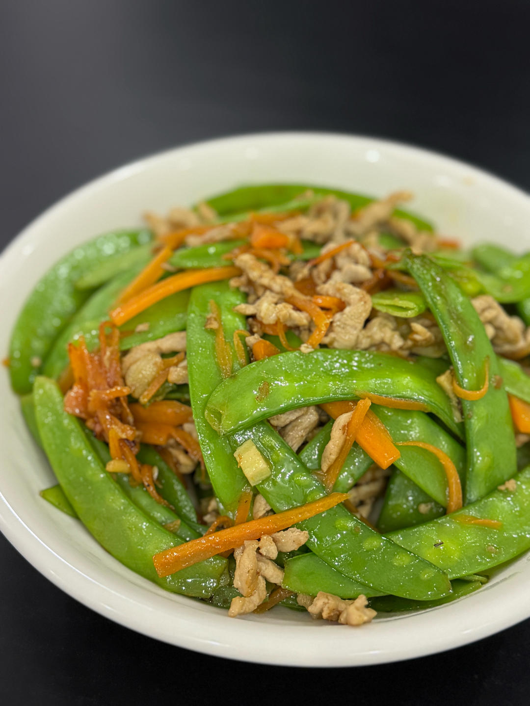 荷兰豆炒肉