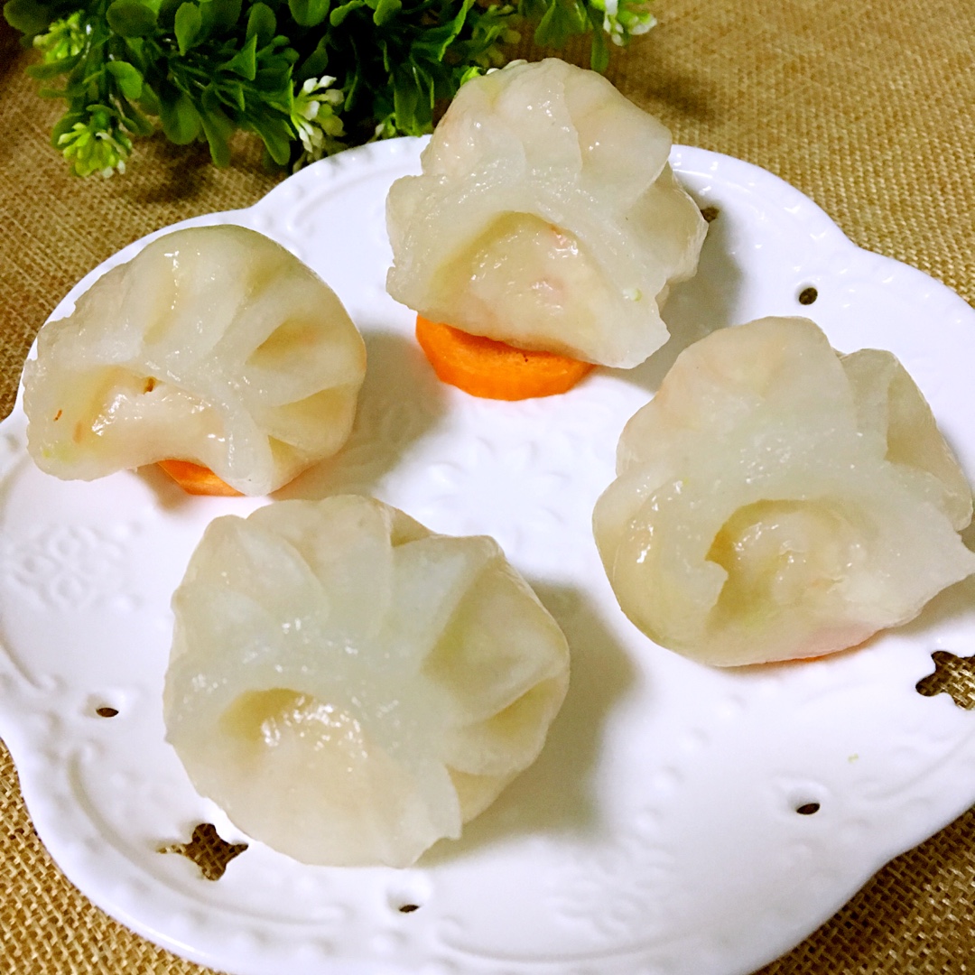 广式早茶水晶虾饺「miu的食光记」