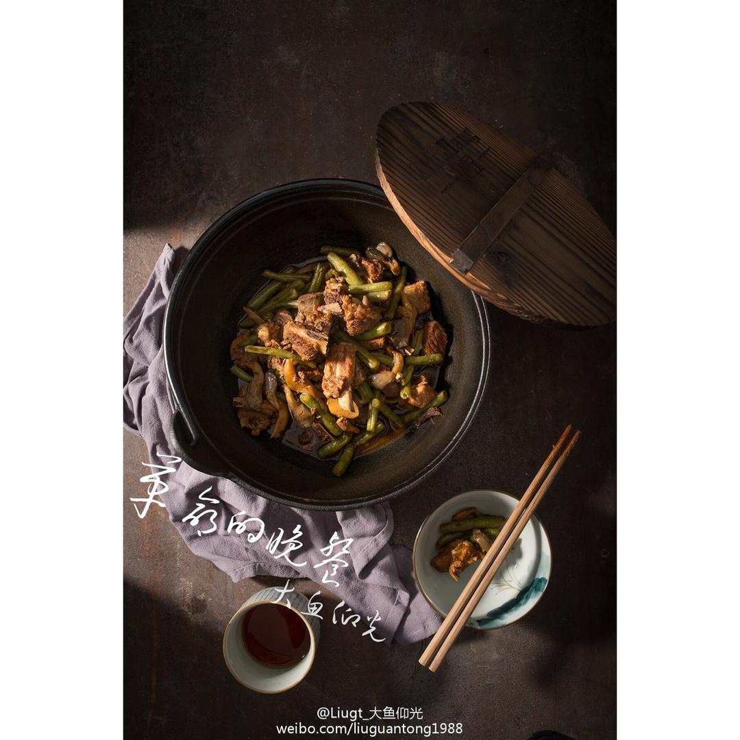 排骨焖豆角