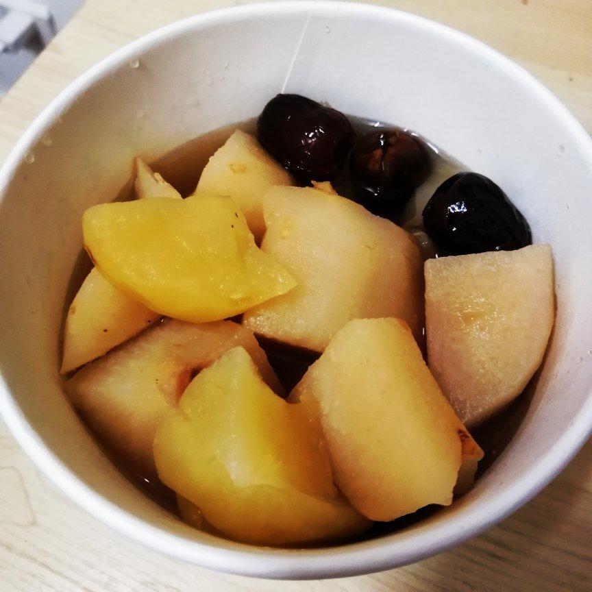 冰糖苹果雪梨汤