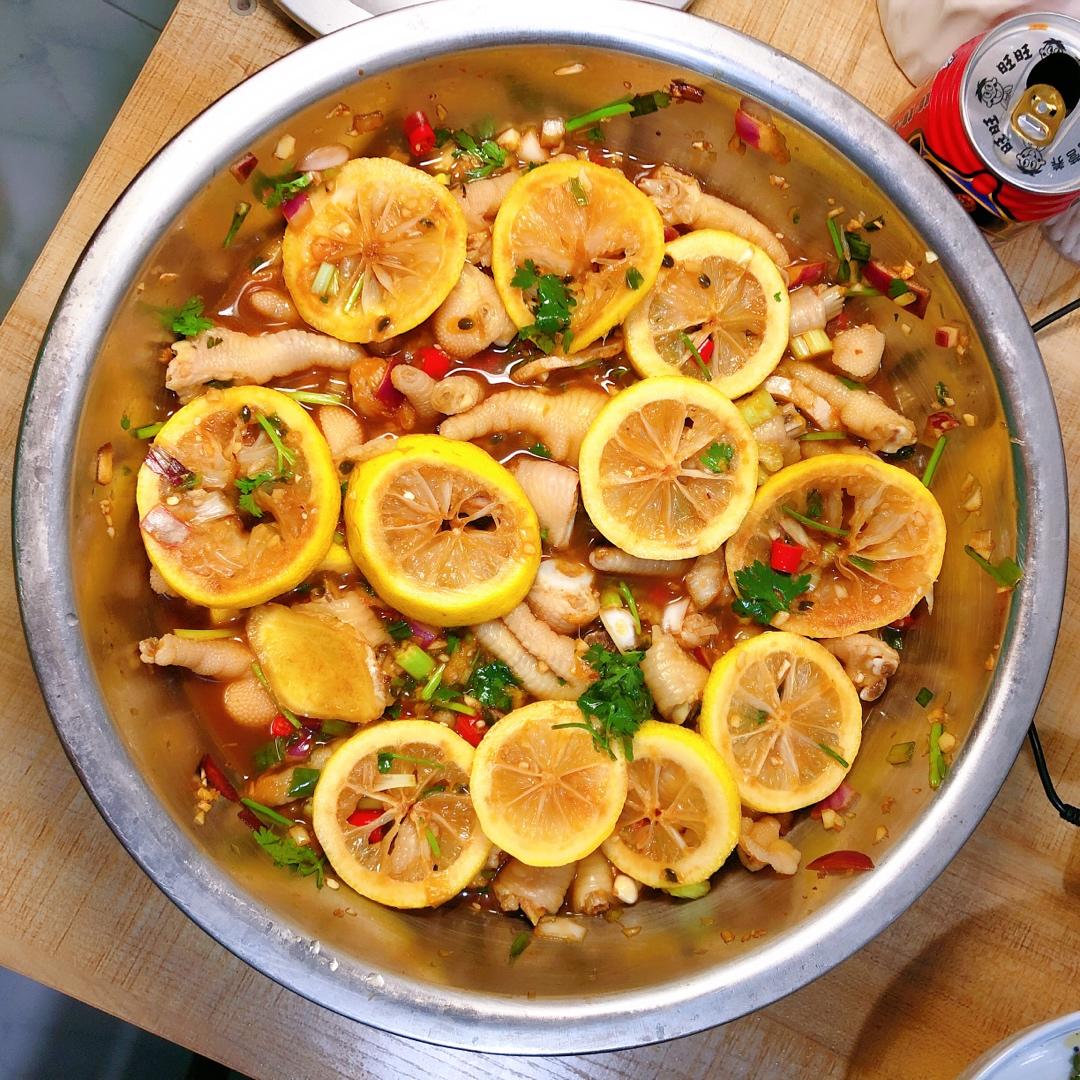 抖音网红百香果柠檬凤爪