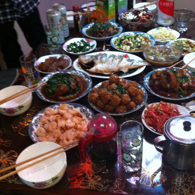 家常年饭…
