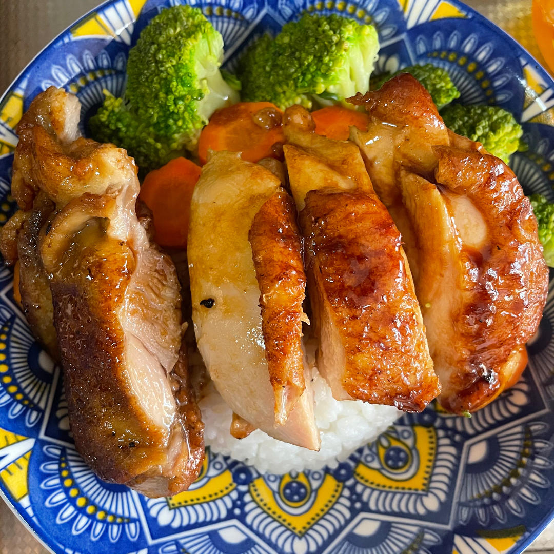 照烧鸡腿饭