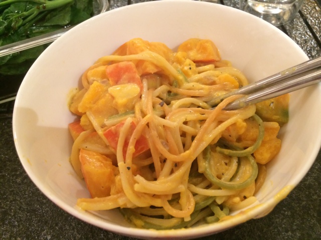 南瓜芝士酱意大利面