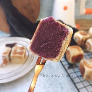 网红美食【仙豆糕】之紫薯&红豆馅的做法 步骤23