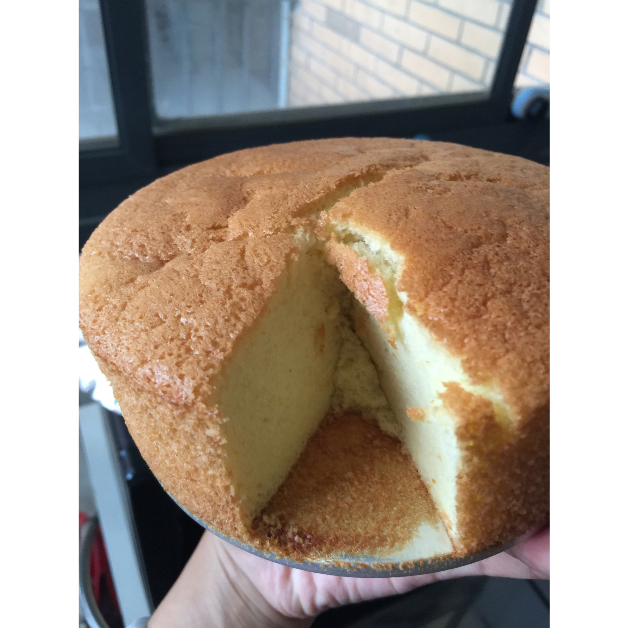 6寸原味戚风蛋糕