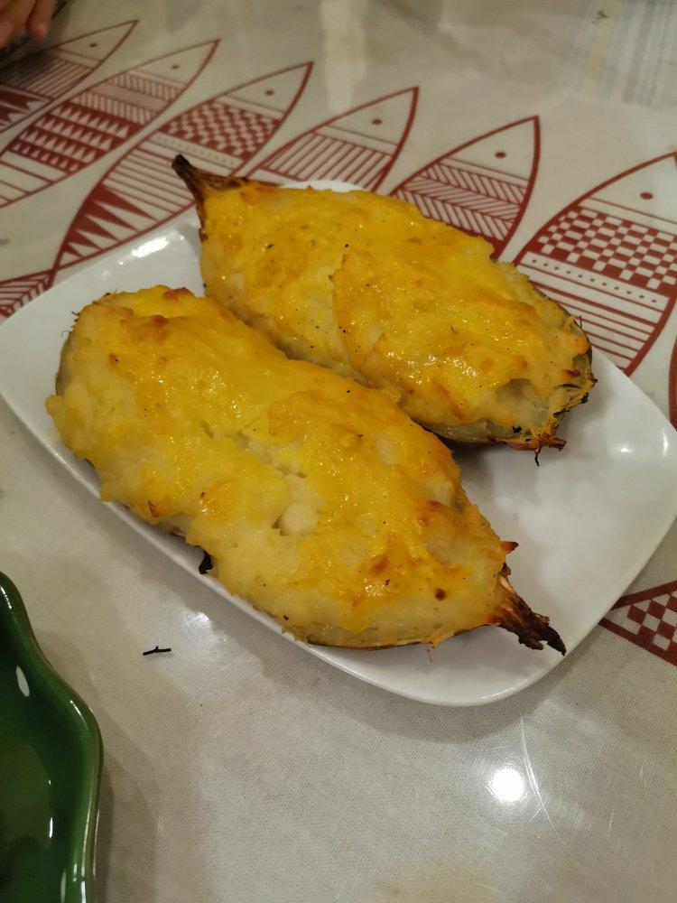 芝士奶油焗红薯