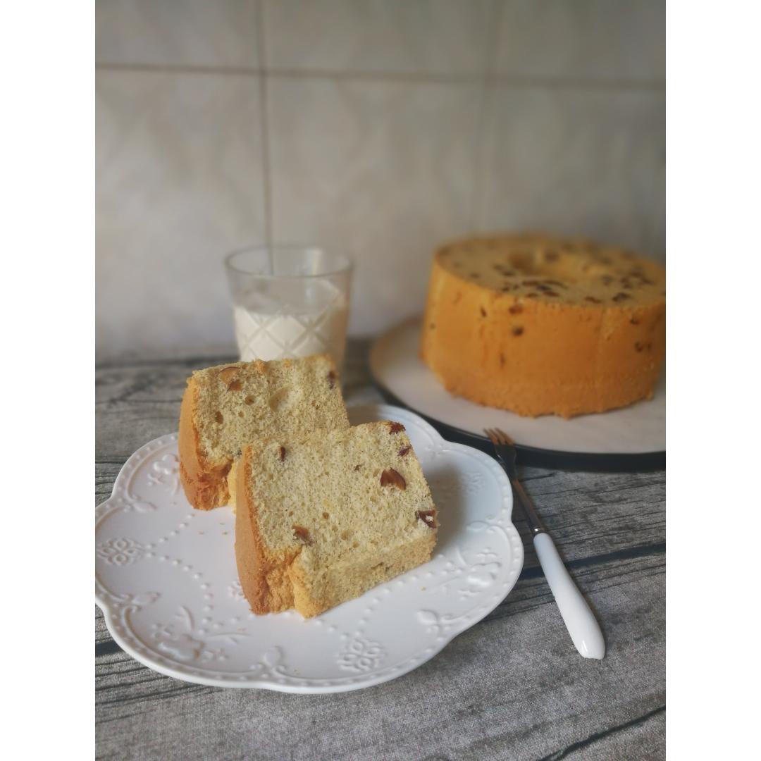 红糖红枣戚风蛋糕（17cm烟囱模）