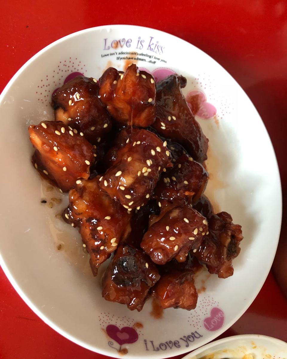 红腐乳烧排骨