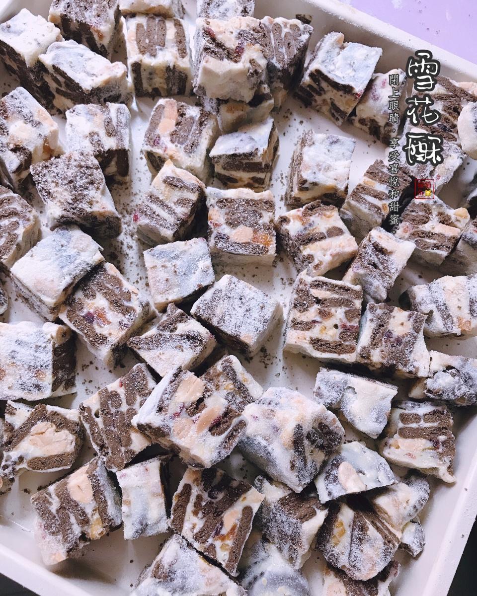 风靡吃货圈的雪花酥