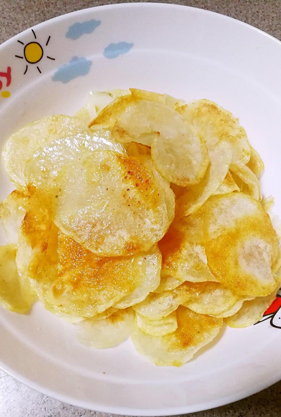 电饼铛做薯片