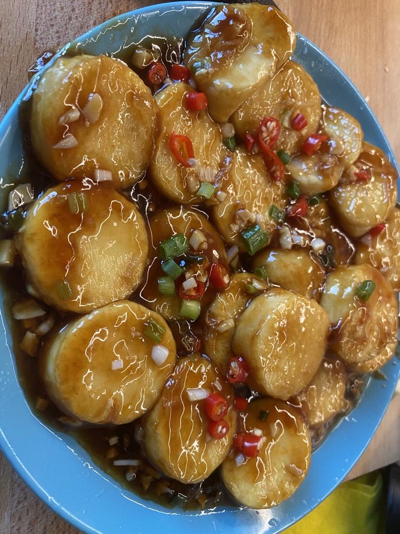 🔥超快手～酱汁日本豆腐，外酥里嫩