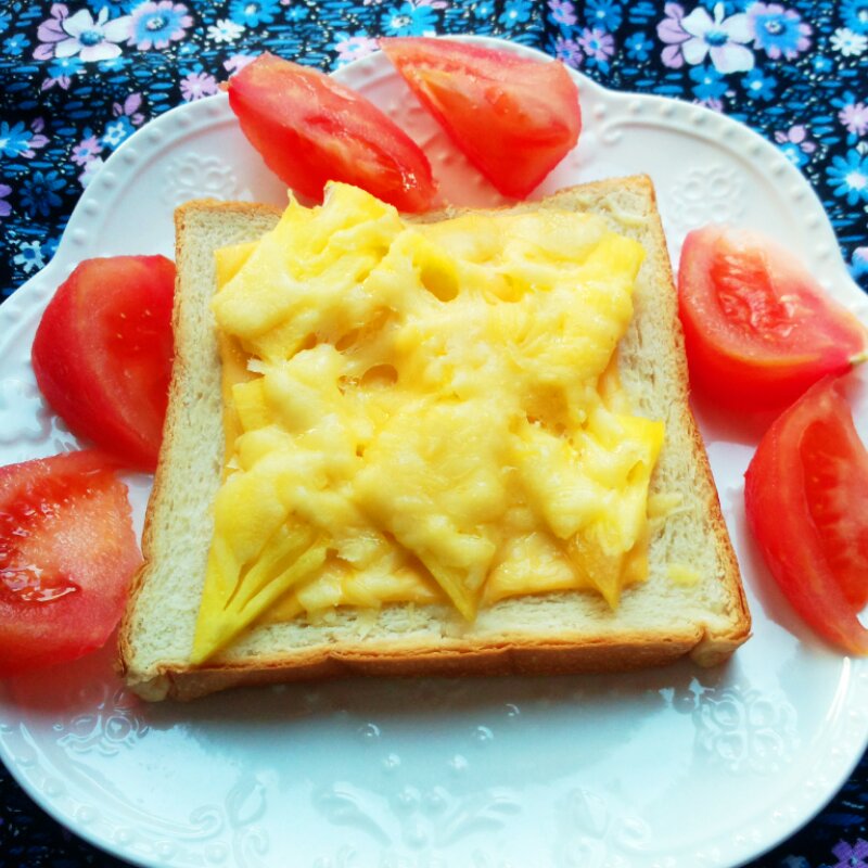烤菠萝吐司
