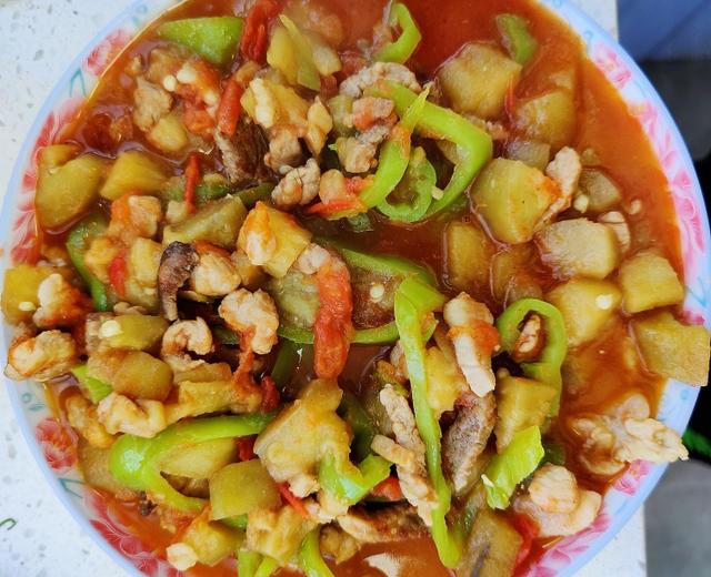 家常下饭菜,尖椒西红柿茄子,好看又美味的做法