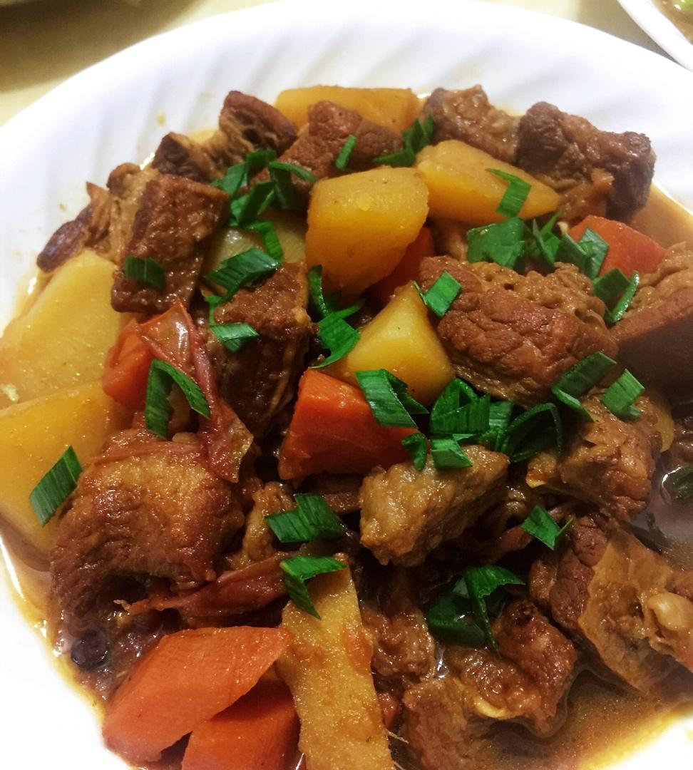 番茄土豆炖牛腩