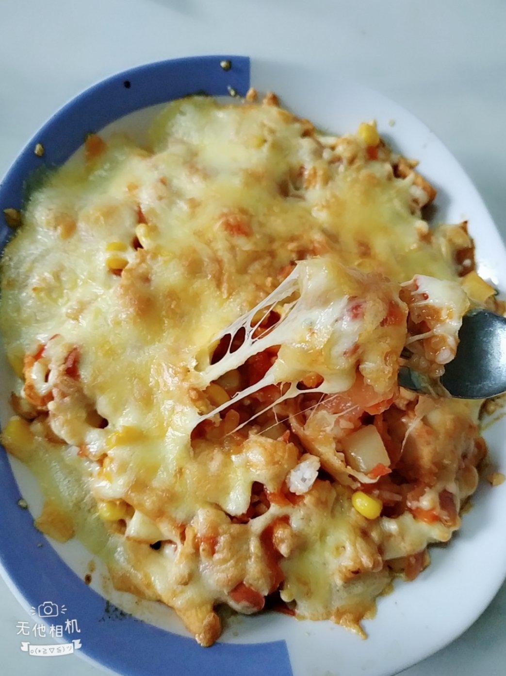 番茄鸡肉浓情焗饭【两人份】