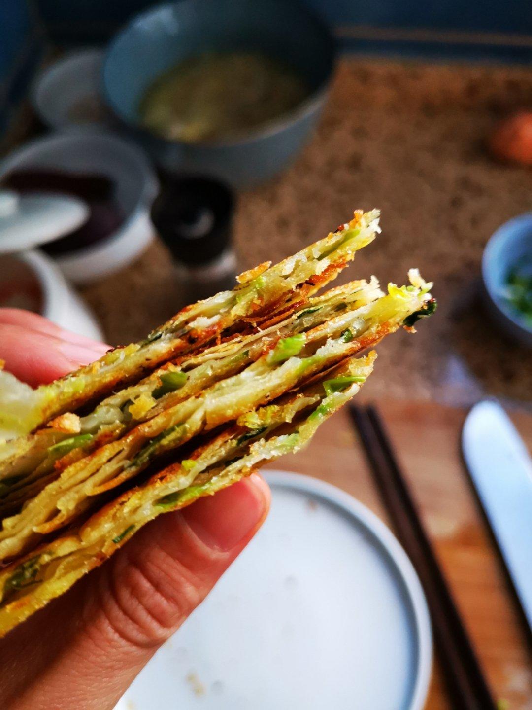 葱油饼（饺子皮版）