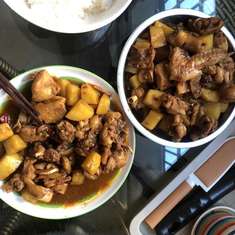 土豆炒鸡肉