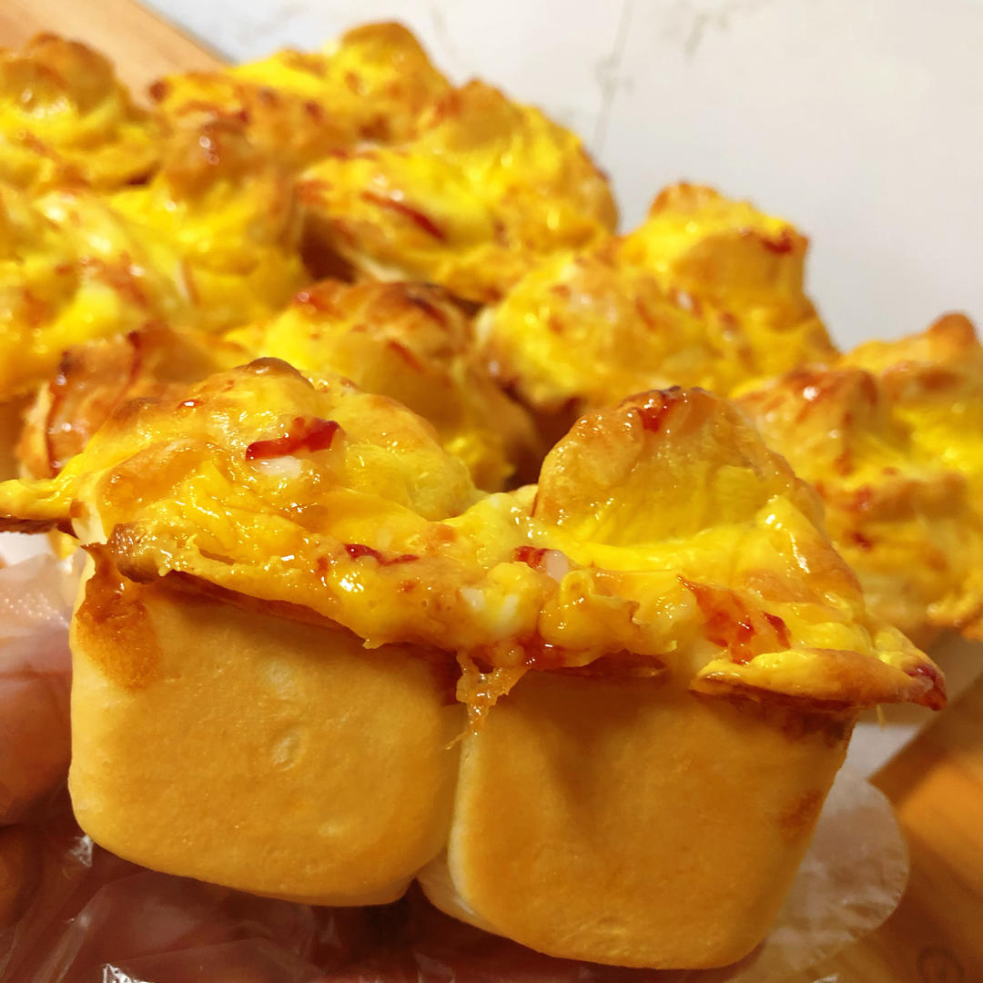 鸡肉肠芝士包🐔🧀的做法