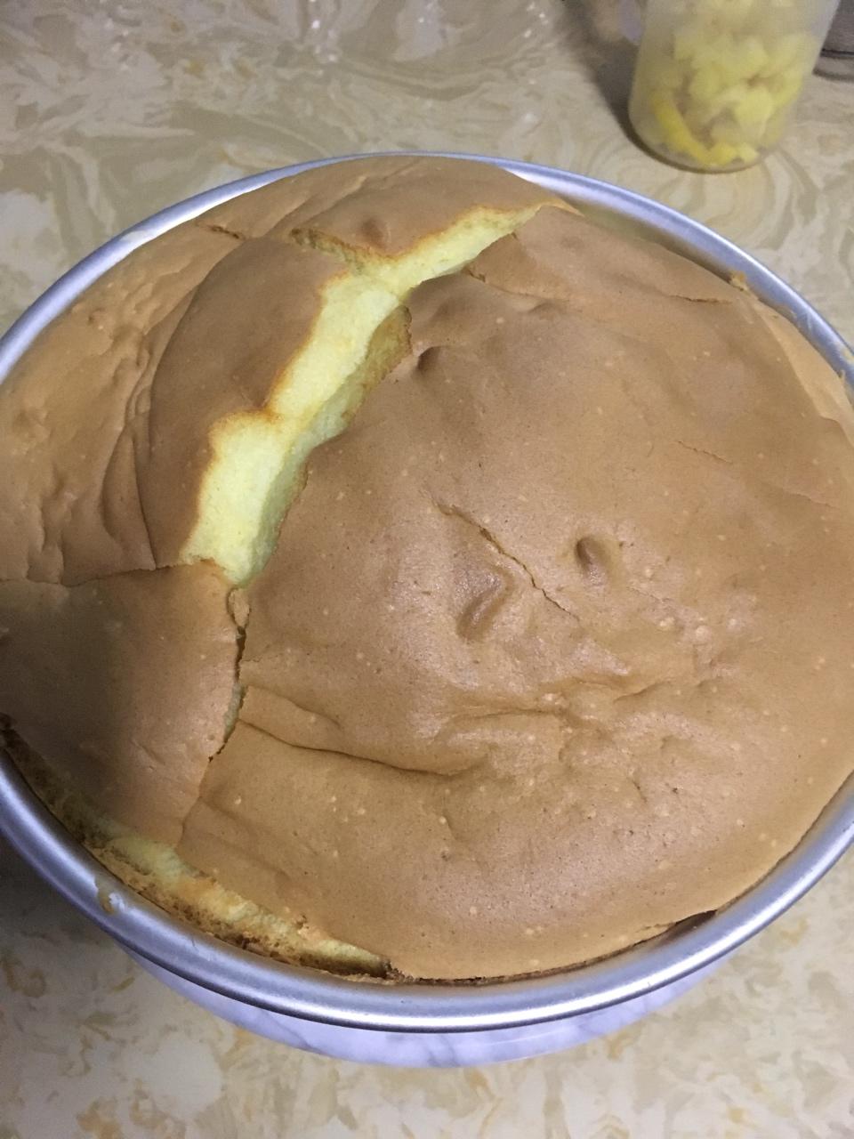 蛋糕的做法（8寸戚风蛋糕）