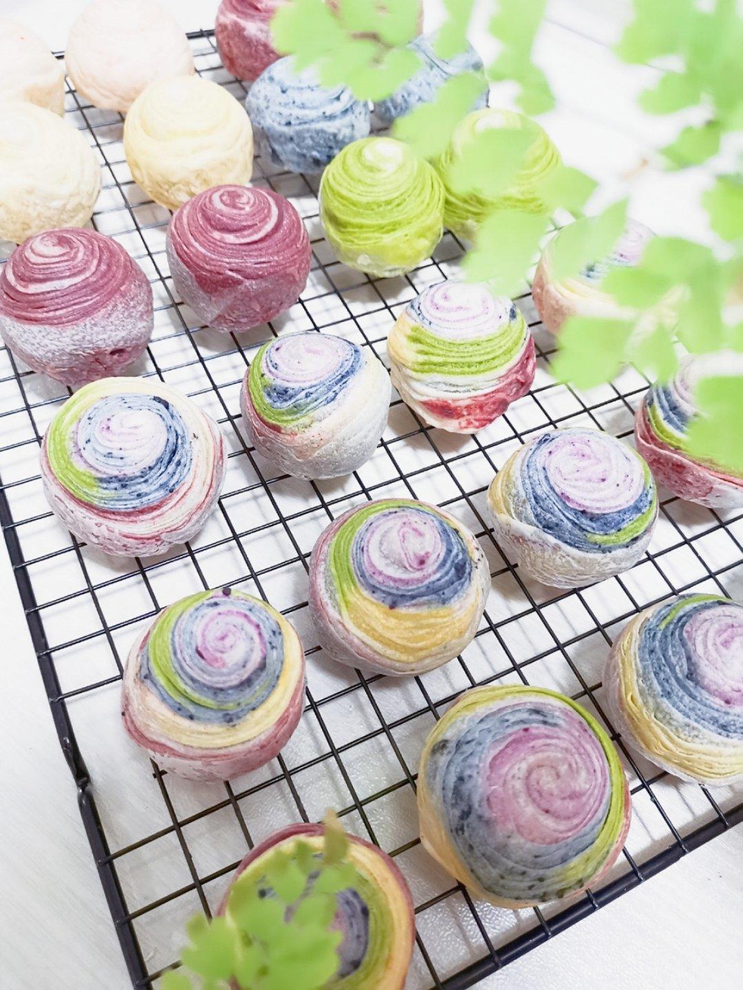 彩虹蛋黄酥（无色素版）