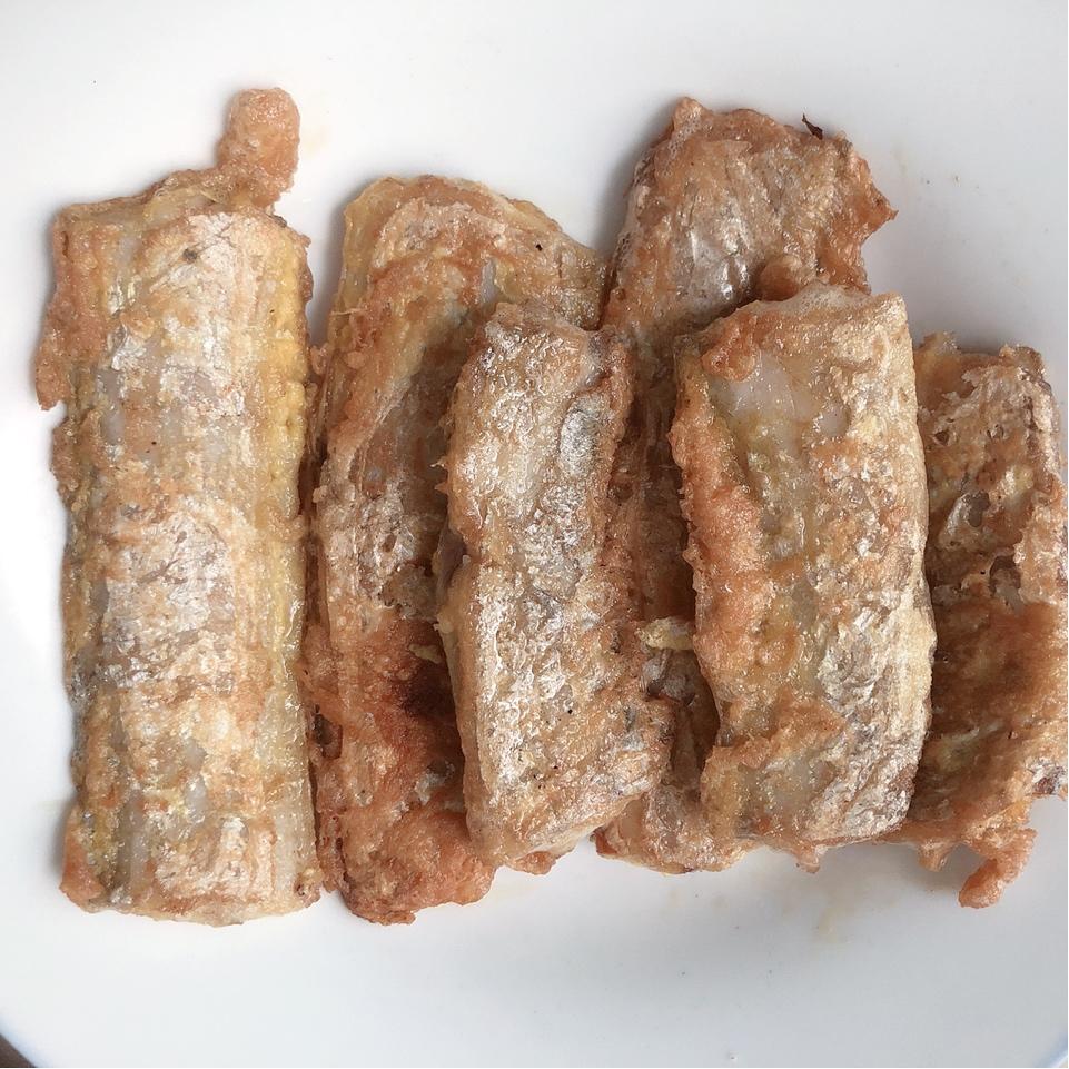 焦香酥脆干炸带鱼