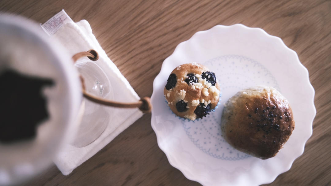 会爆浆的蓝莓玛芬蛋糕