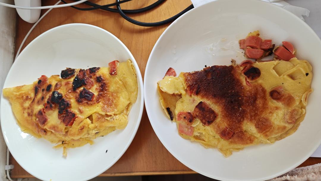 🥞 两人份·芝士火腿鸡蛋饼-自用