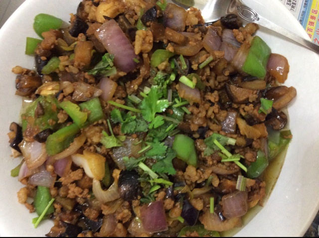 酸豆角炒肉末