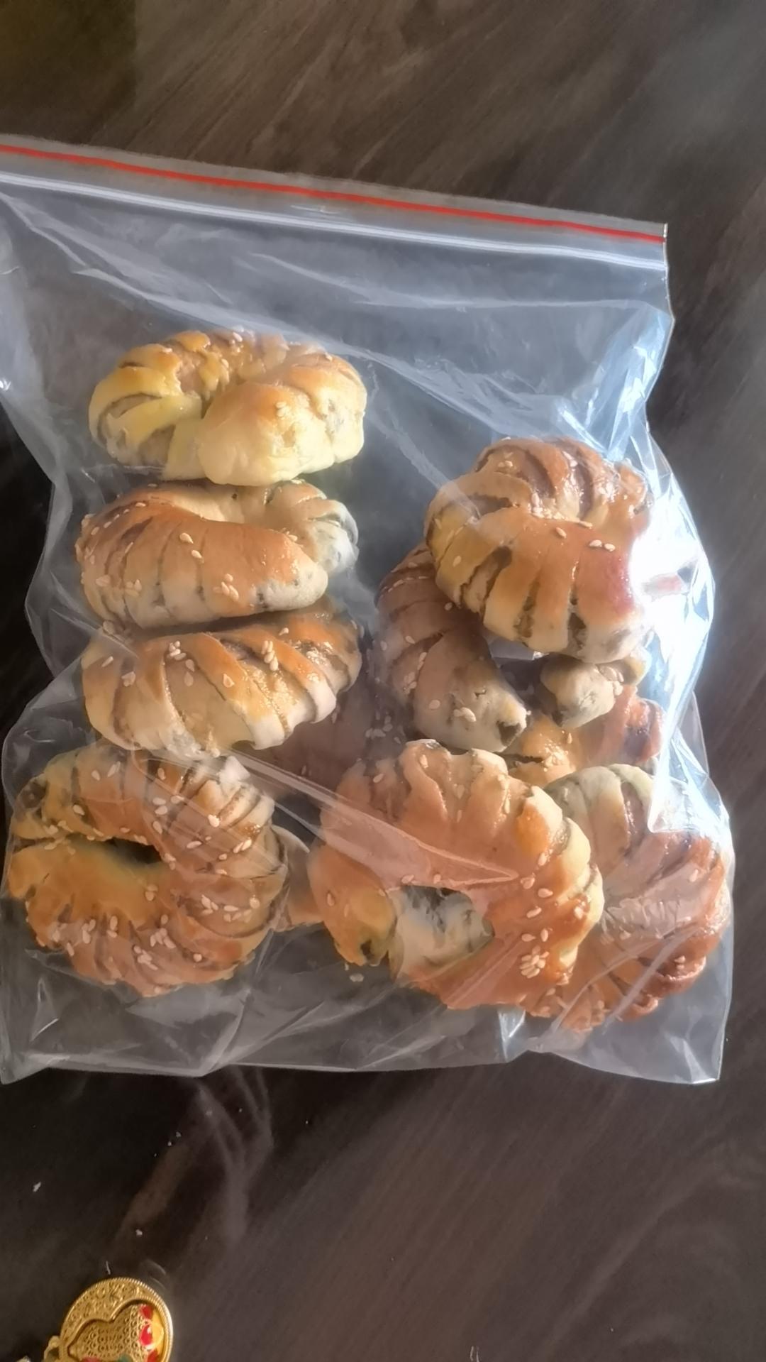 烤箱版豆沙面包