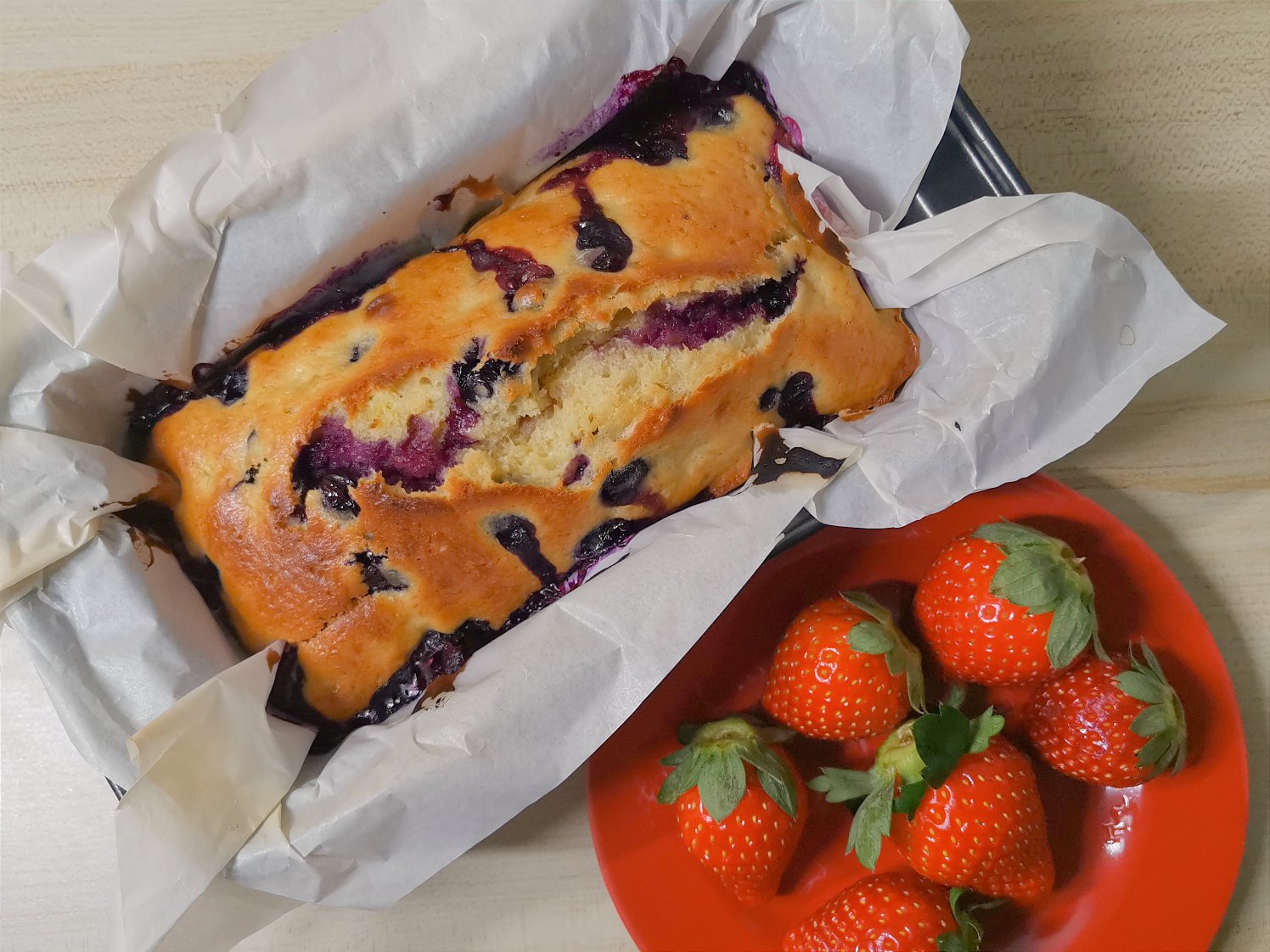 更更更简单的「蓝莓爆浆磅蛋糕」