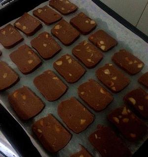 巧克力榛子饼干的做法 步骤3