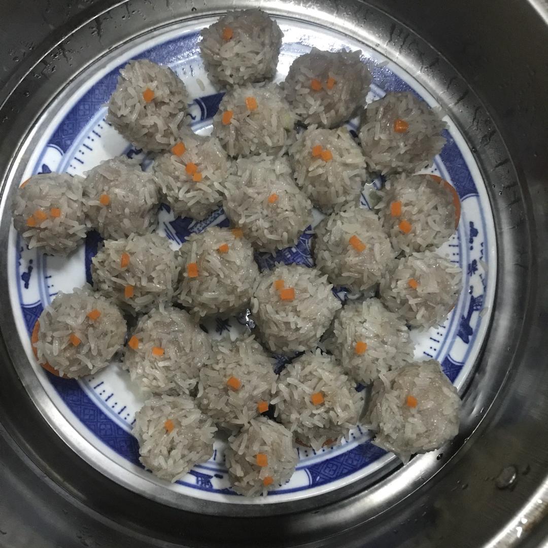 蒸糯米丸子
