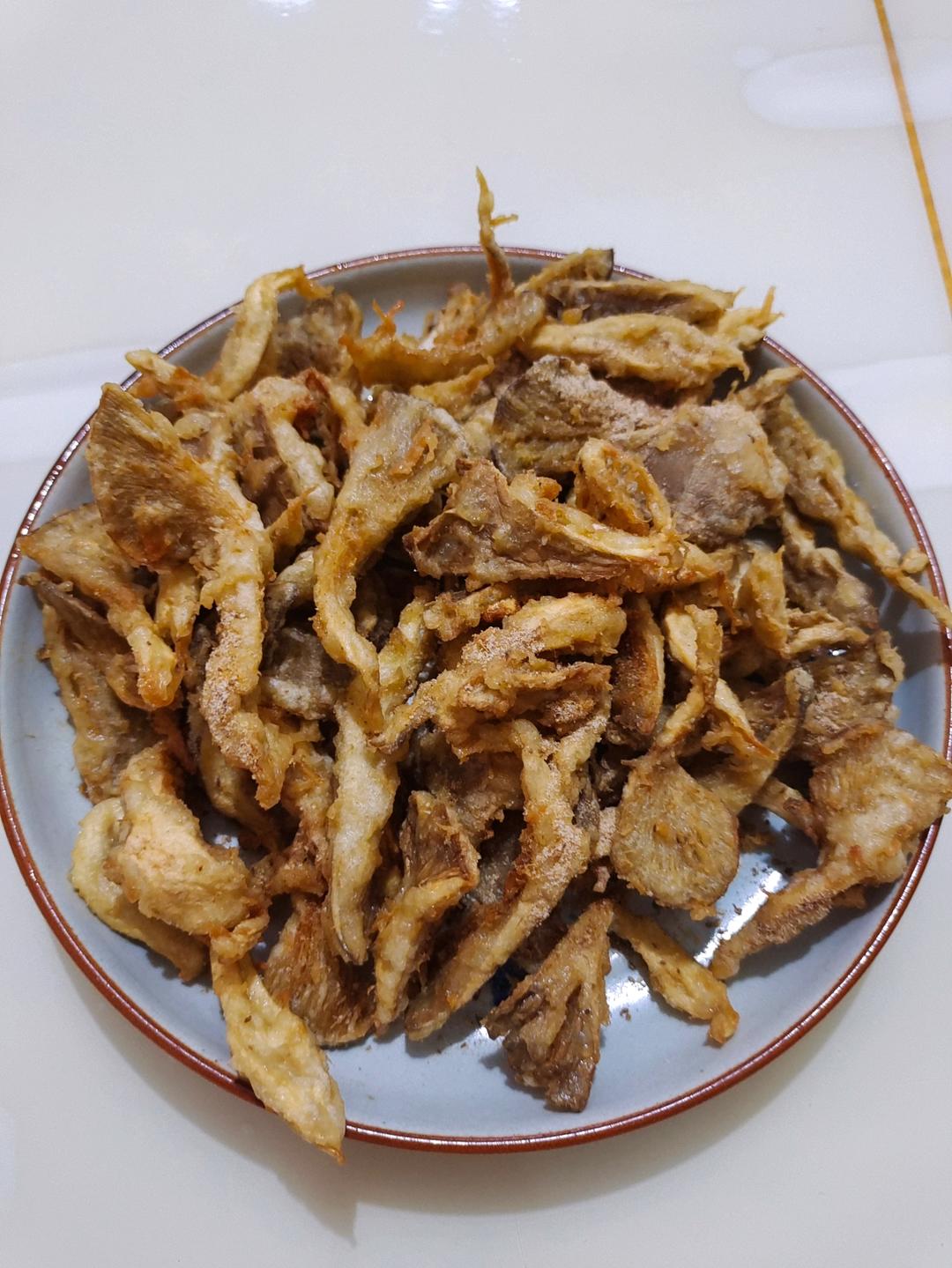 干炸鲜蘑