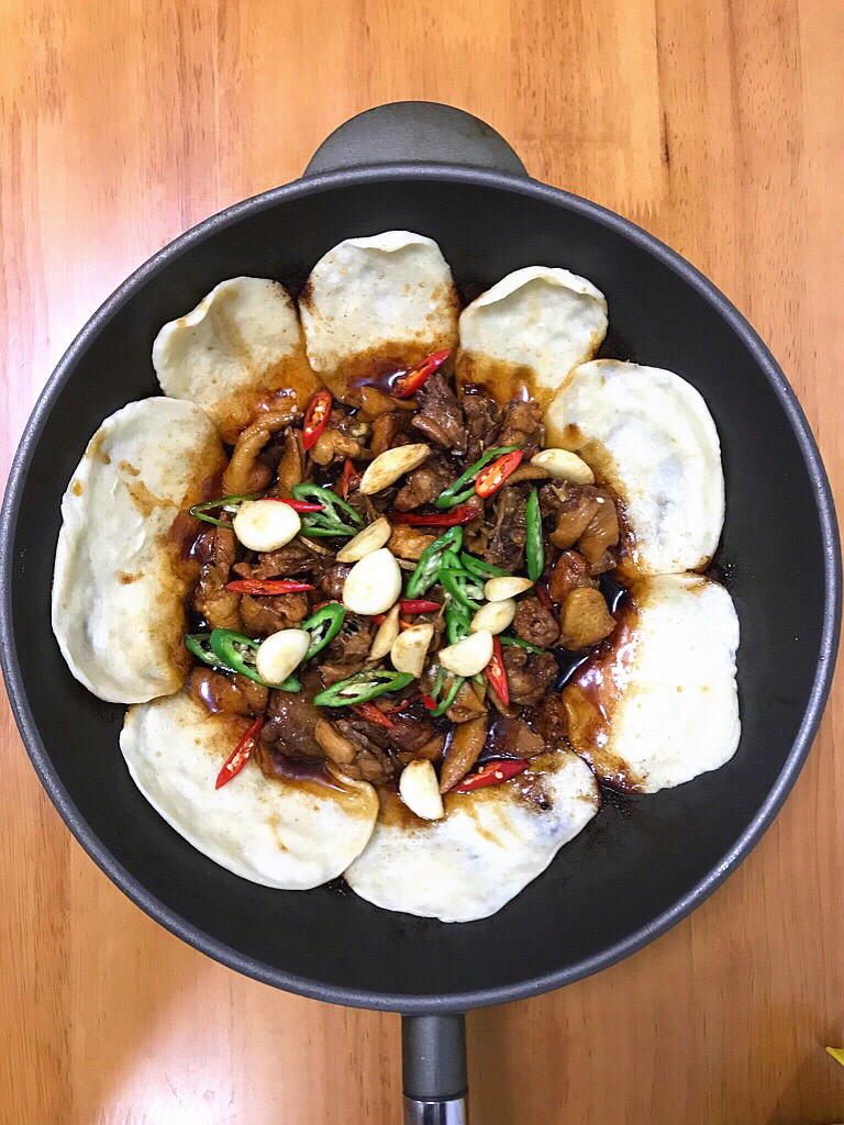 地锅鸡+自制红油【曼食慢语】